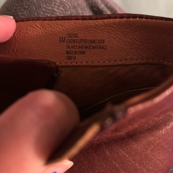 Sofft Racheal leather ankle booties in cognac brown 8M - Picture 11 of 11